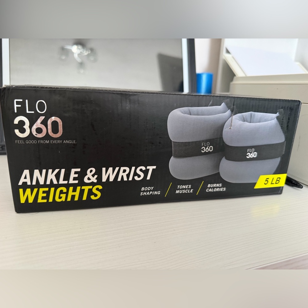 FLO 360 Ankle & Wrist Weights - Gray (5 lb)